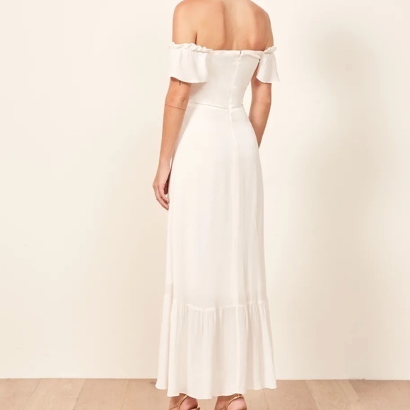 Reformation Butterfly Dress in Ivory *NEW* - Picture 4 of 7